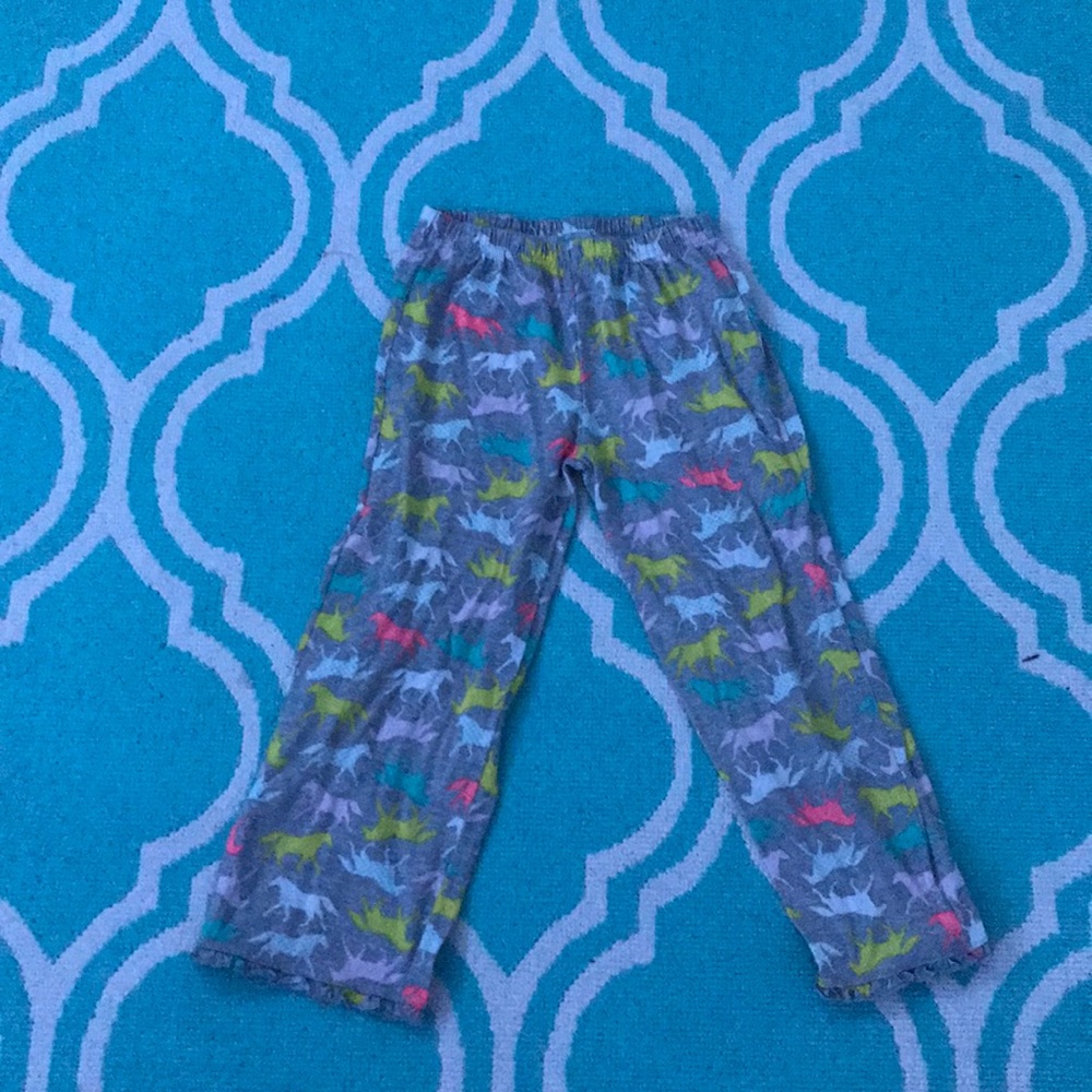 Horse girl pajama bottoms